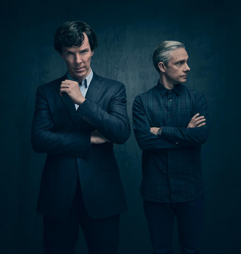 Benedict Cumberbatch and Martin Freeman
