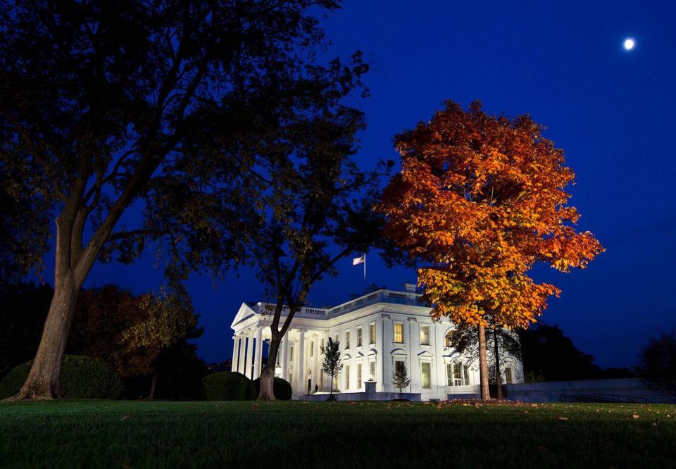  The famous White House building in Washington DC where the US President resides - could Mark Zuckerberg be a future resident?