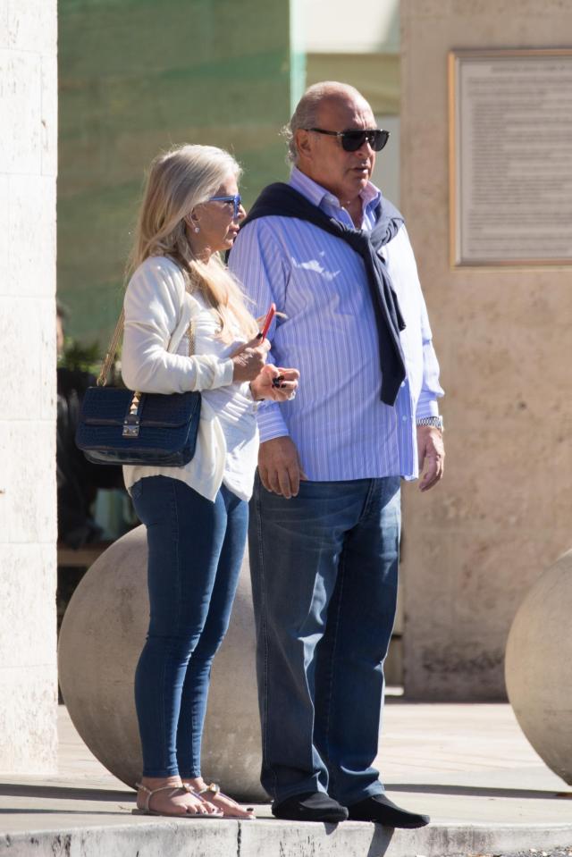 Philip Green and wife Tina 
