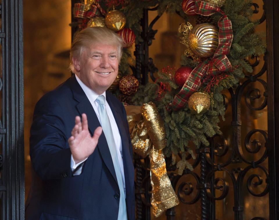 The report found the Putin had a "preference" for Trump (pictured)