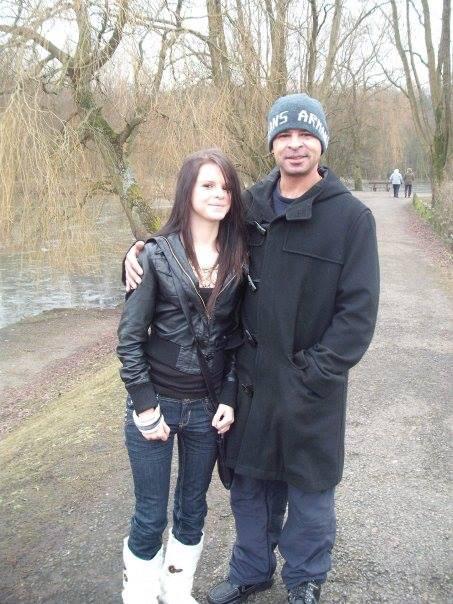  Scott, pictured with a young woman believed to be his daughter, 'suffered a lot as a result of his time in the Army', said an ex-comrade