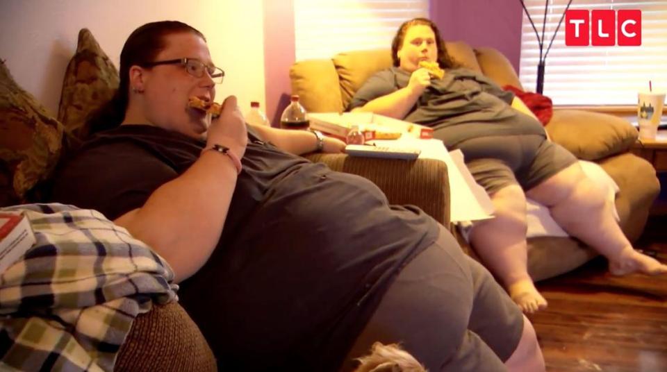  The girls turned to food as a comfort during a traumatic childhood