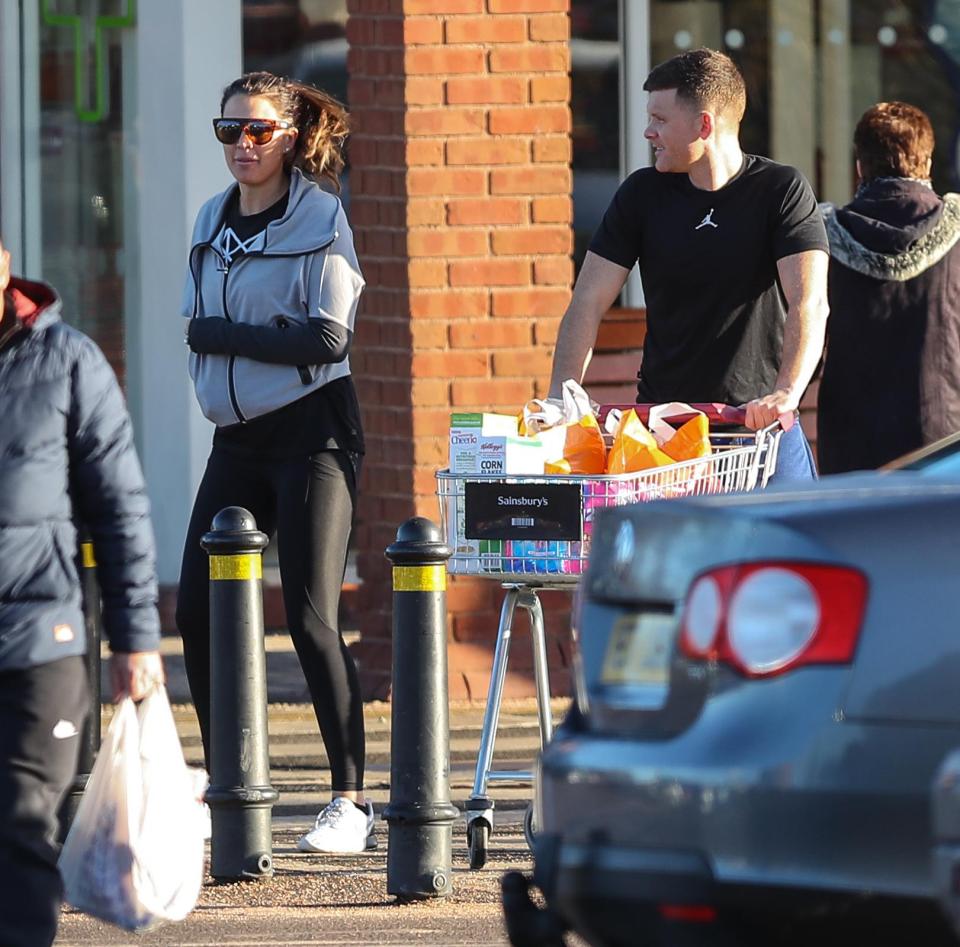  Danielle Lloyd had a skip in her step - despite ex husband Jamie O'Hara being in the CBB house