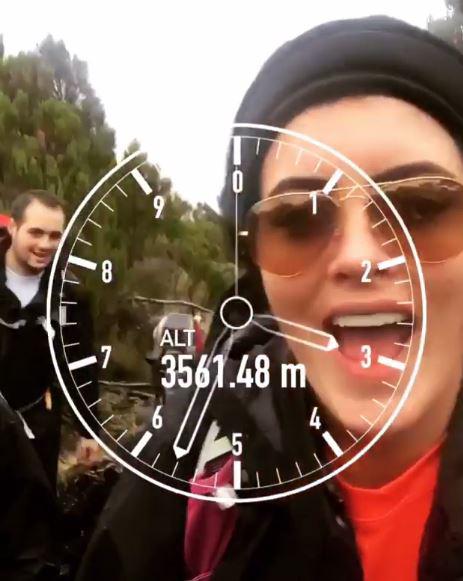  Helen had to cut the trek short due to her health crisis