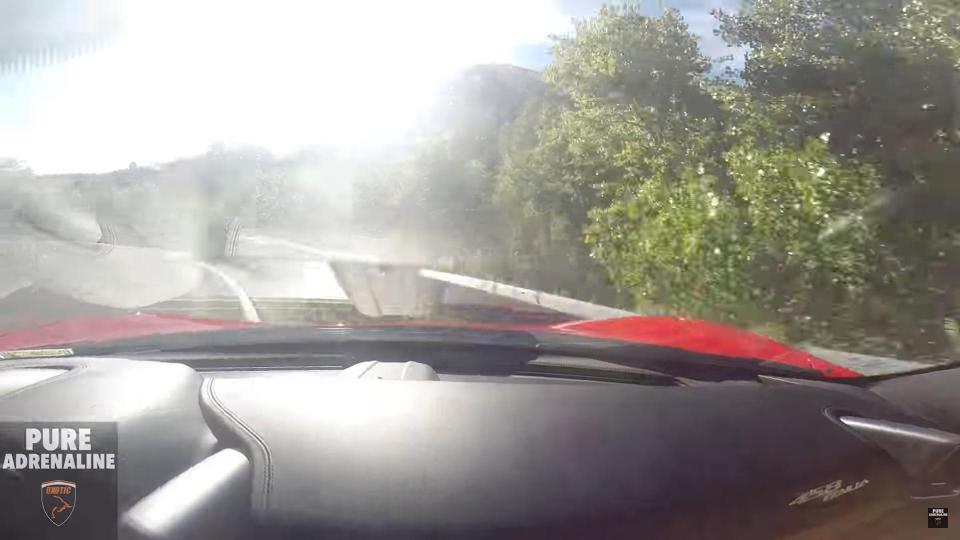 A boy racer tried to impress his date by hiring a £200k Ferrari and taking it out for a high-speed spin