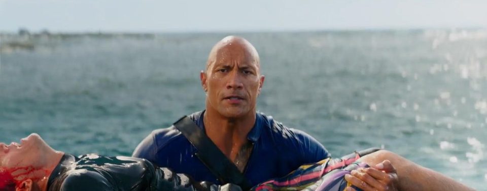  The new Baywatch movie is being produced by Dwayne 'The Rock' Johnson, who plays the lead lifeguard Mitch Buchannon