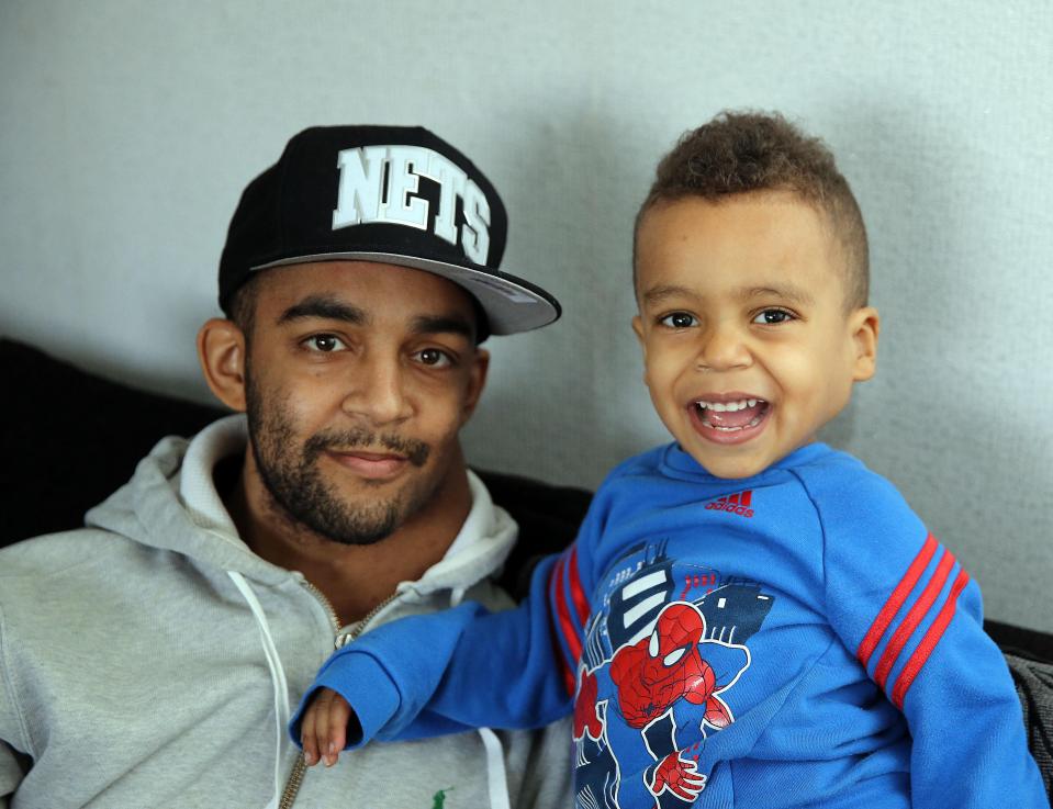Nathan and his three-year-old son Thiago have both been diagnosed with the same rare disease