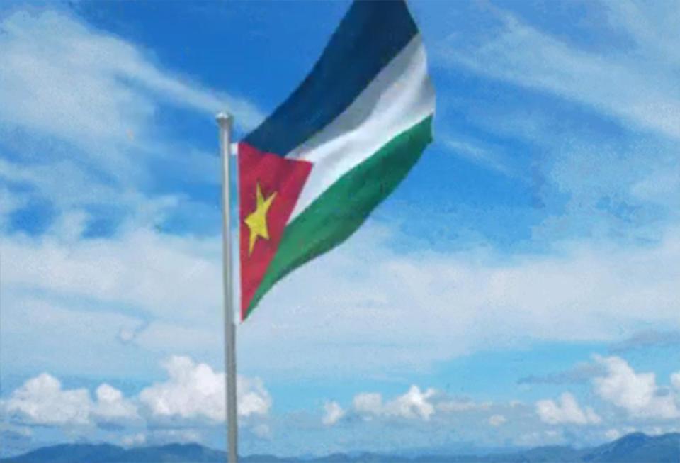  A flag has even been created for the fake country