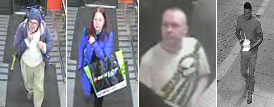 CCTV images of people police still want to speak to will be displayed in Bury