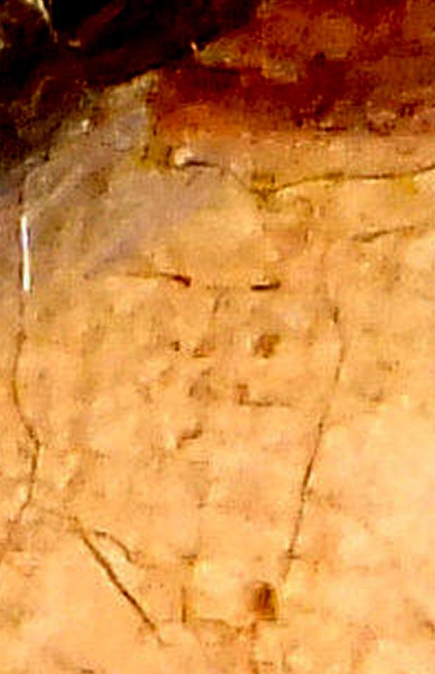  Another section of the painting that's thought to hide a secret