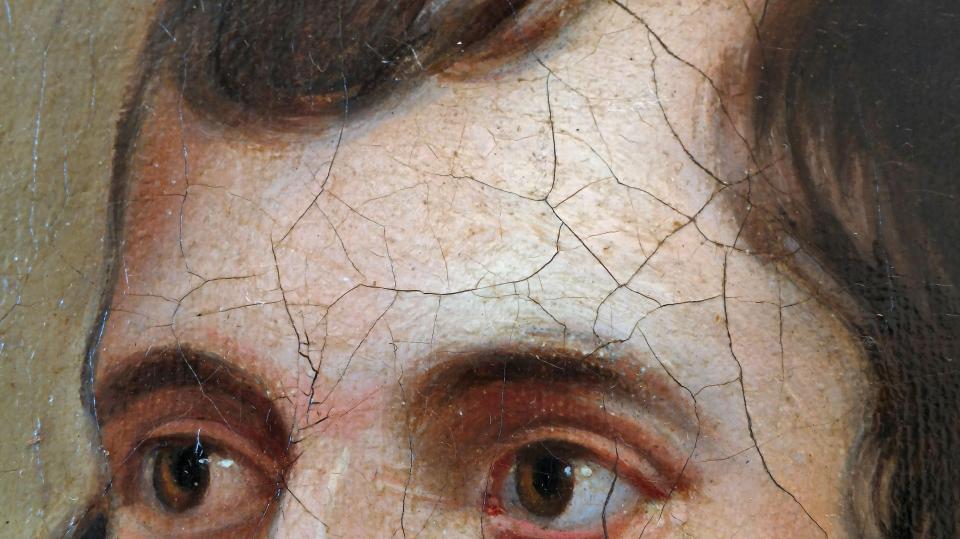  It is believed the symbols were hidden on Burns' forehead
