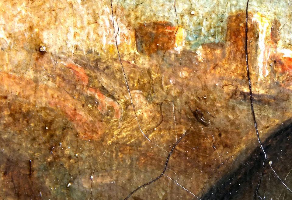  Burns expert Jerry Brannigan believes this section of the painting shows a comet, which is a key Masonic symbol