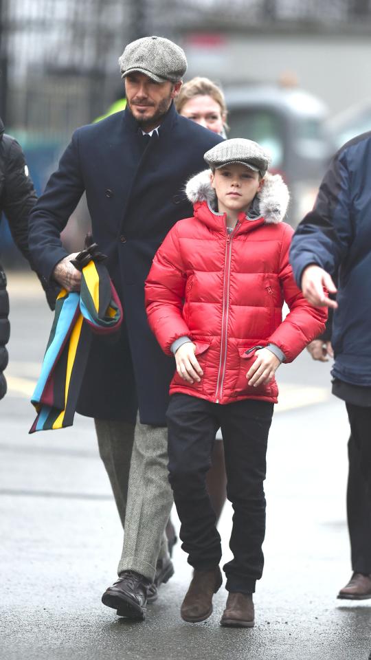 David Beckham and Cruz