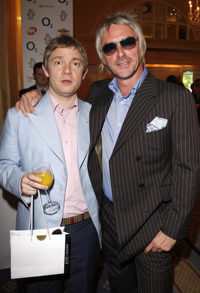 The Jam star is a close friend of the show’s star Martin Freeman
