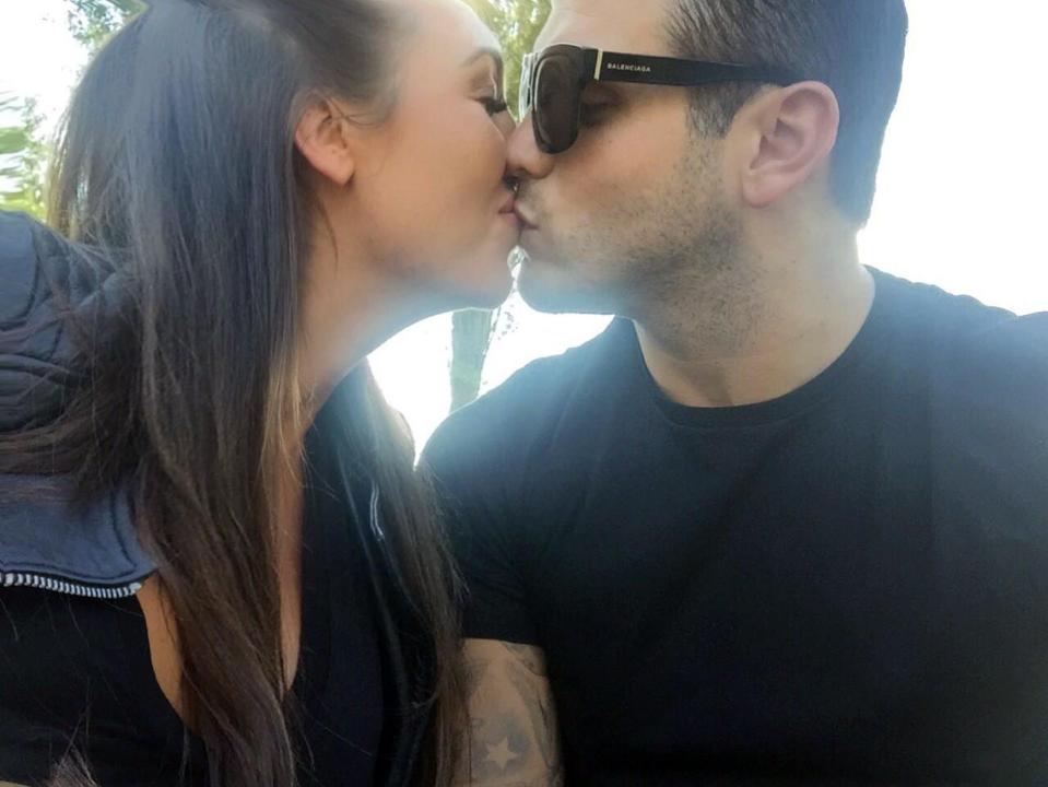 The pair enjoyed their first ever date during a day release in October 