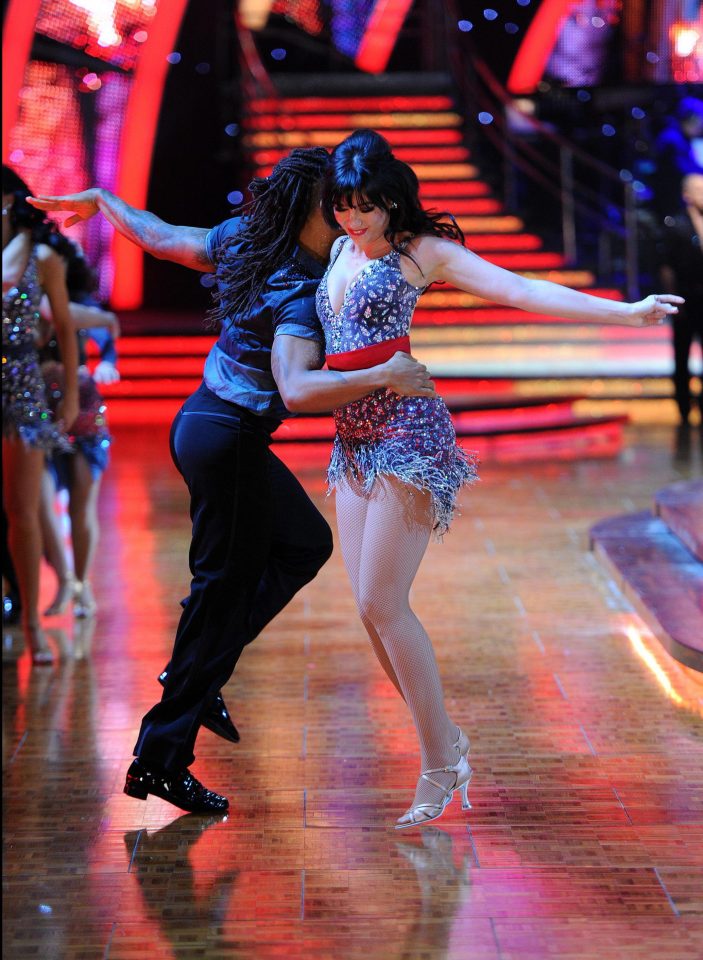  Daisy later showed off her impressive moves - spinning around on the dance floor