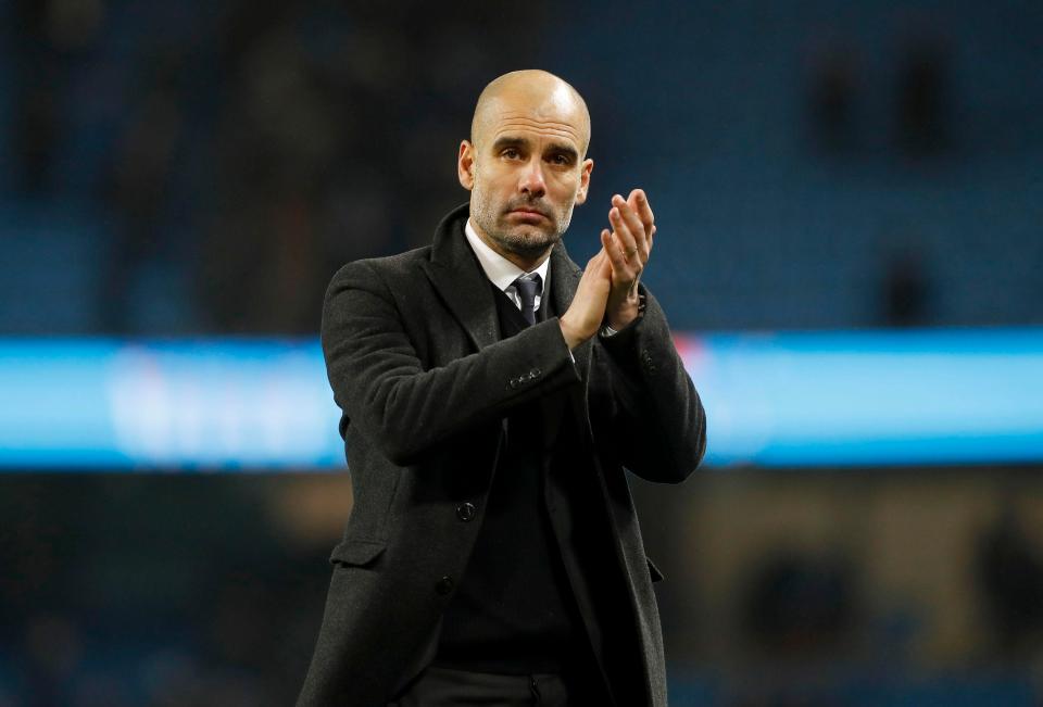 Pep Guardiola says he is happy with his current squad at the Etihad , investing in youth instead