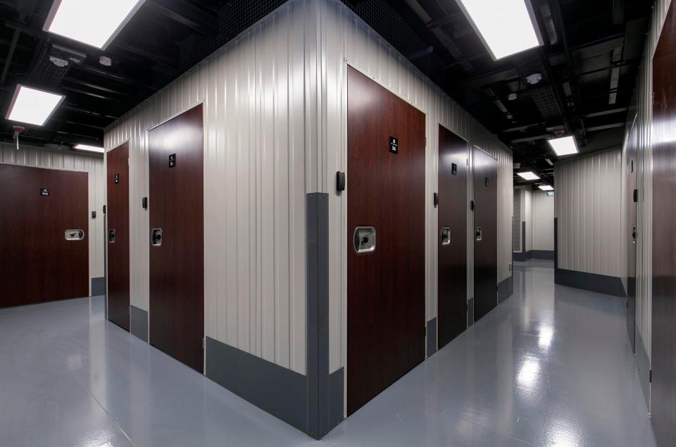  The vaults range in size, from six square foot to a whopping 100 square foot