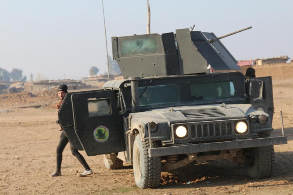  Iraqi special forces are engaged in a deadly battle for the city of Mosul from ISIS fighters