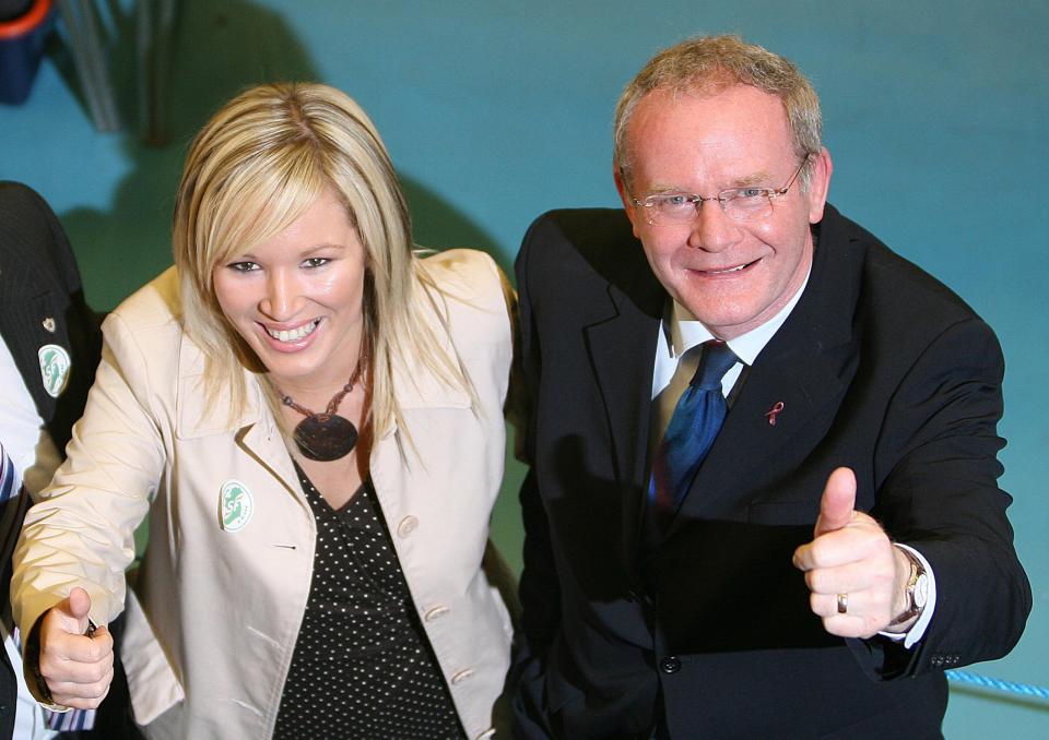 She has replaced Martin McGuinness who resigned this month citing health concerns 