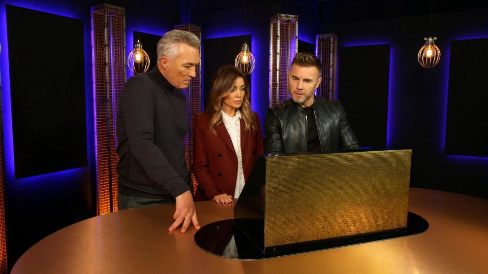  Gary and fellow judges Martin and Danni review footage