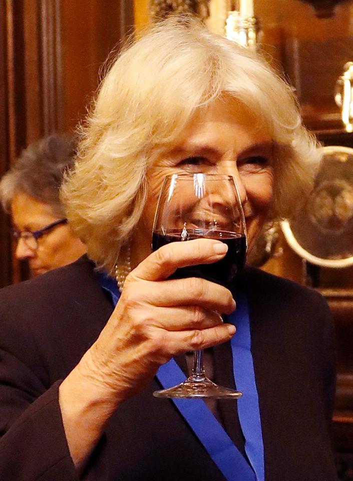 Gotta lotta bottle ... Camilla doesn't share her husband's pessimistic environmental outlook