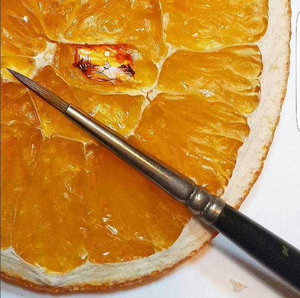 painting orange 