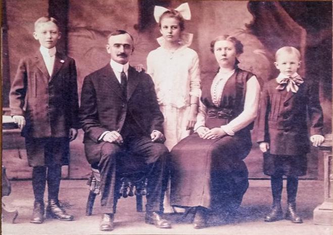  But after being forced out of Germany because he had not completed national service, Trump returned to New York where he raised a family. Here, he is pictured with his children and Elisabeth. Fred Snr, left, would go on to establish the Trump dynasty and father the future president Donald