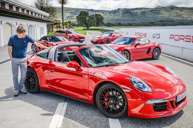  Where to start... The fleet of Porsches