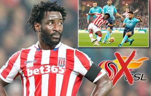 Wilfried Bony to snub mega-money move to China to stay at Stoke despite playing six minutes last month
