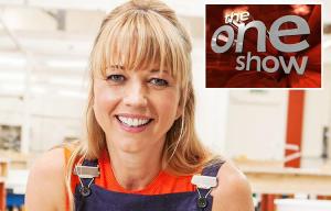 Sara Cox joins Angela Scanlon and Richard Osman on The One Show sofa tonight with music from Elbow