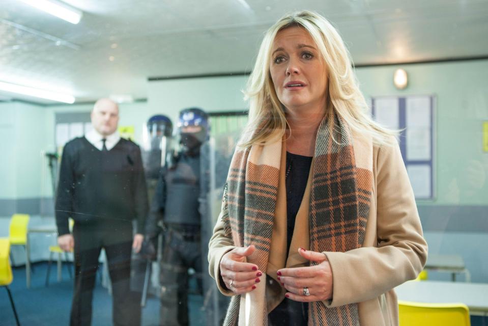  Diane looks on as the jail situation gets desperate