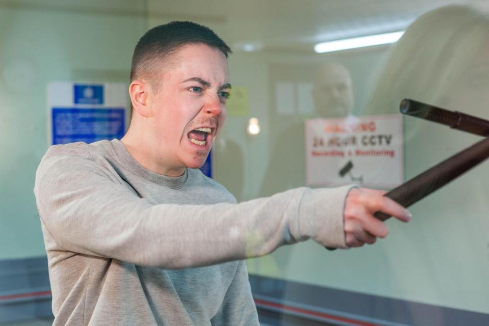  Drama unfold in prison when Finn turns violent