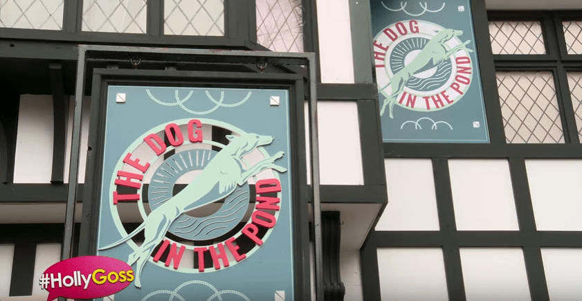  The pub and bar now has a glossy new sign