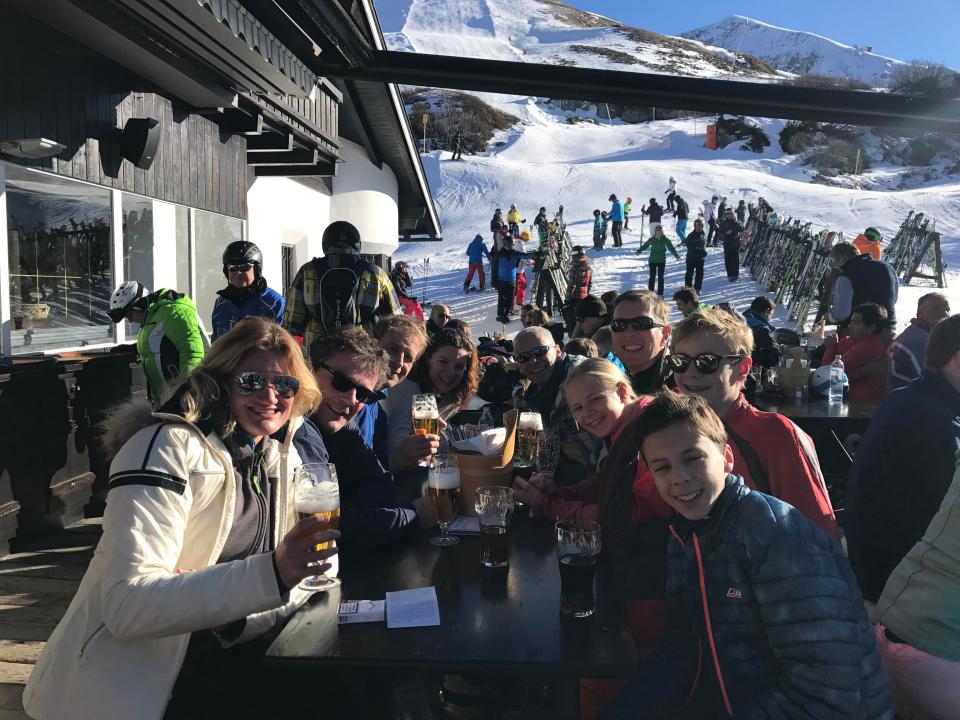  Mirjam Klijnsma (front left) said she had been 'naive' for not suspecting the Airbnb host when they asked for payment outside of the official platform