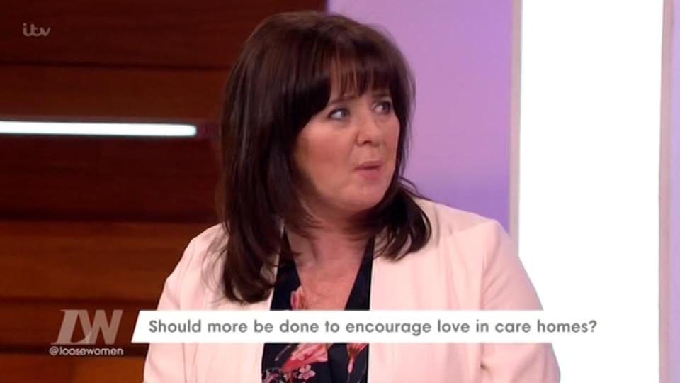  Her co-star Coleen Nolan looked stunned