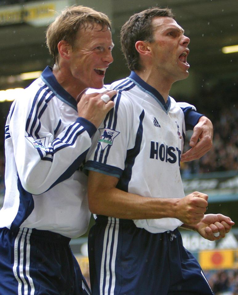 Teddy Sheringham had two spells at White Hart Lane
