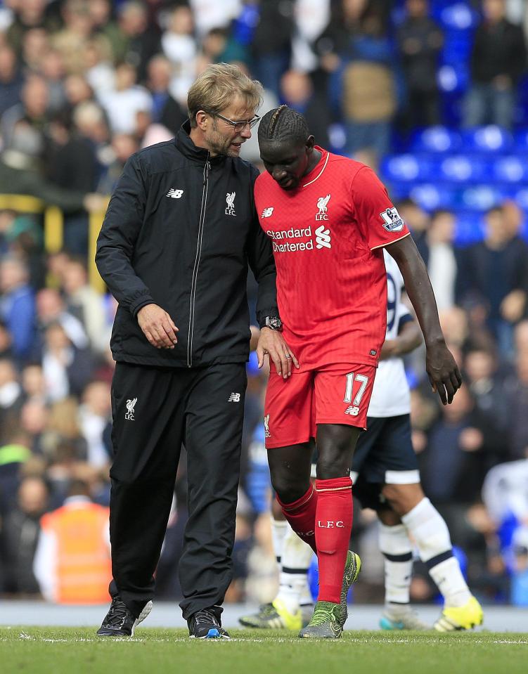 Mamadou Sakho fell out with Liverpool boss Jurgen Klopp while at Anfield