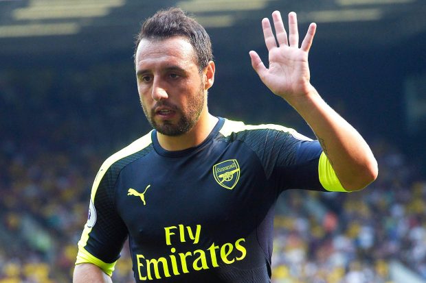 Santi Cazorla has waved goodbye to his hopes of playing again for Arsenal this season