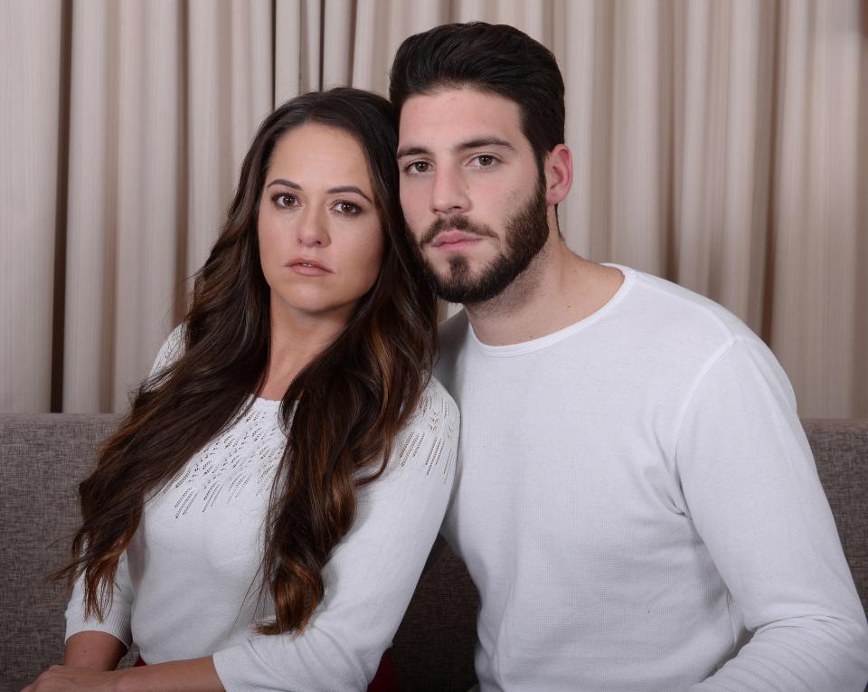 She says she is now in love for the first time with new partner David Eescudero