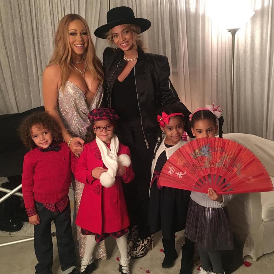  Beyonce was last seen in public just before Christmas when she took her daughter Blue Ivy to Mariah Carey's Christmas concert