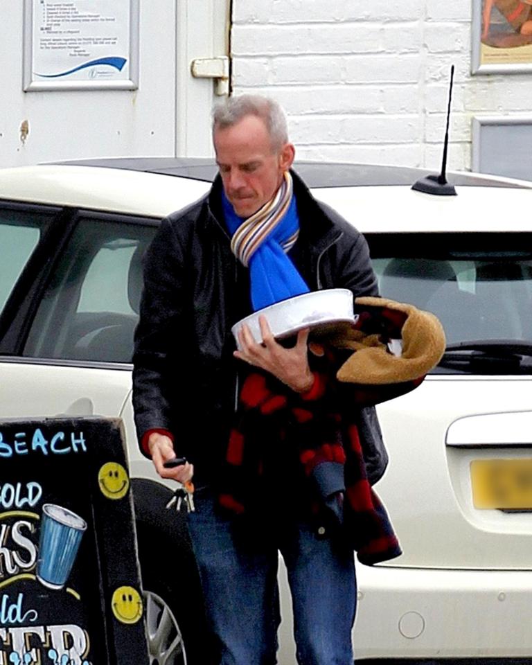  Norman Cook was pictured looking glum at his cafe in Brighton