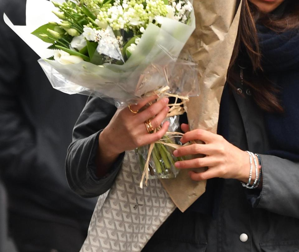 The ring looks like it has the letter H intertwined 