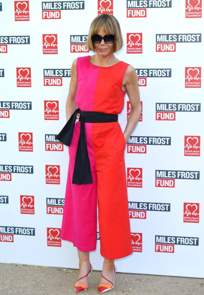 The celebrity attends a charity event last year