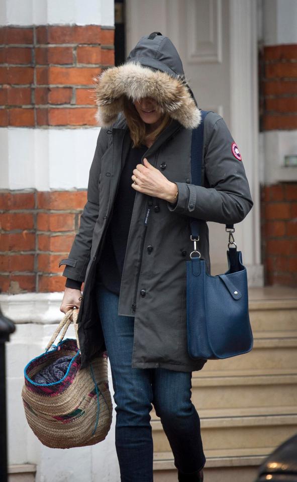 Santa Montefiore leaves the flat in Kensington where her sister died