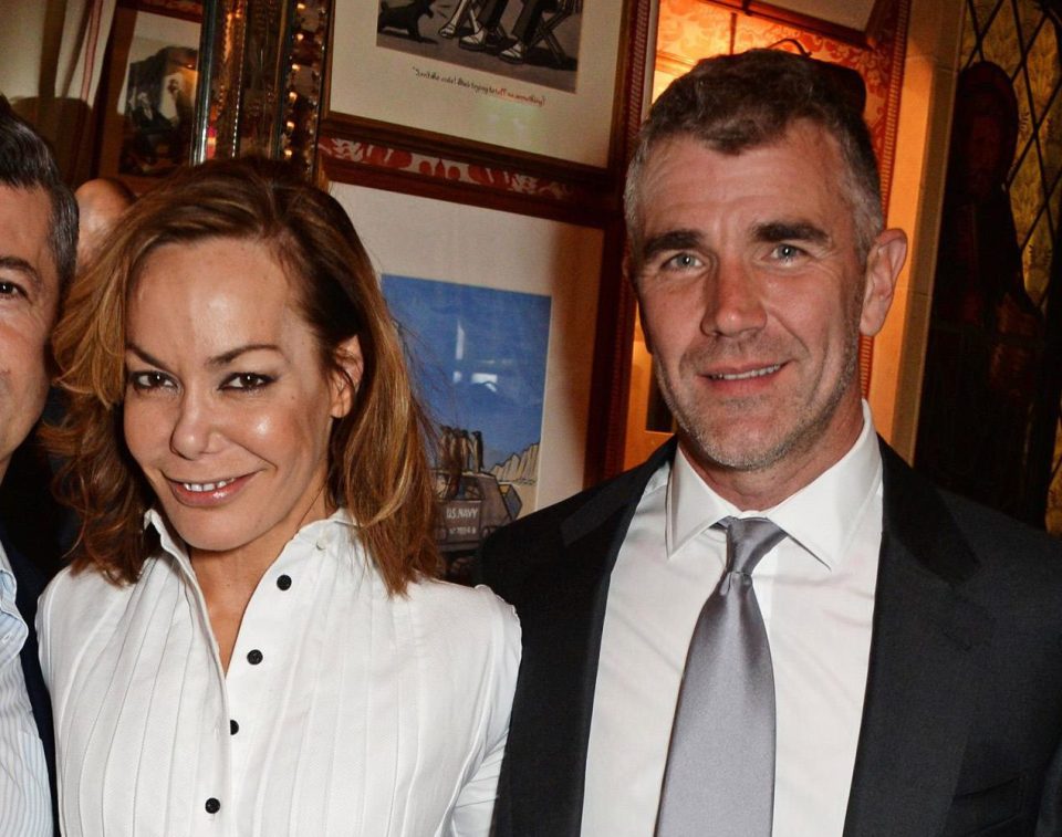 Tara Palmer-Tomkinson and Ivan Massow attend the launch of Dame Joan Collins' new book "The St. Tropez Lonely Hearts Club" at Harry's Bar on May 5, 2016