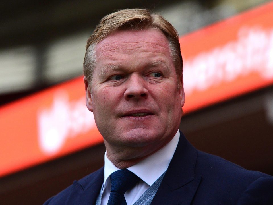 Everton boss Ronald Koeman is also on the Blaugrana's shortlist