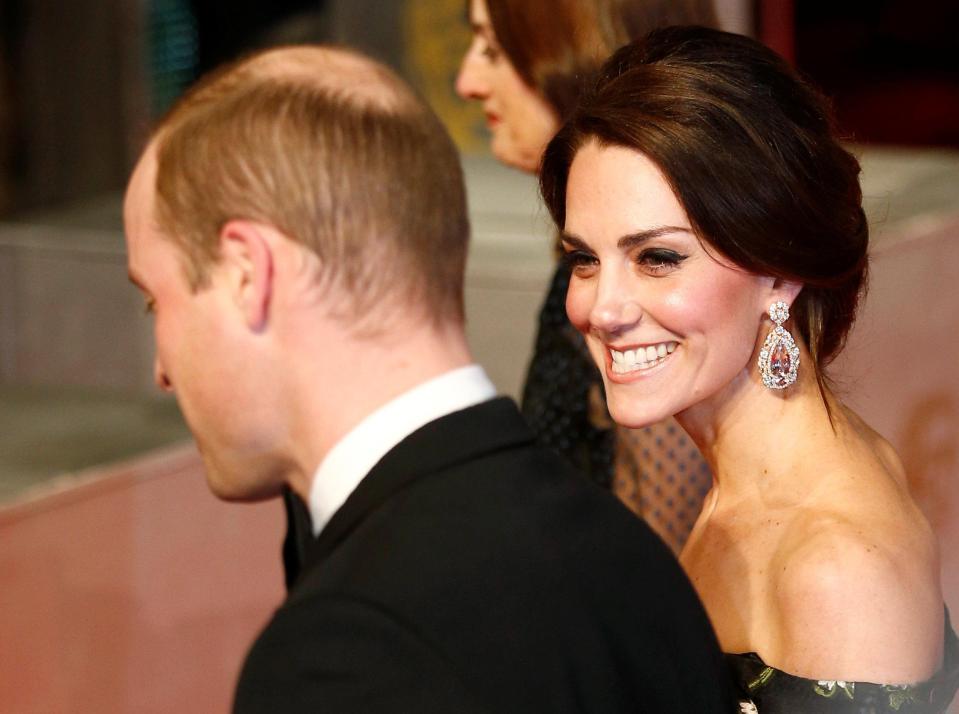 Kate and Will are attending as he is Bafta president