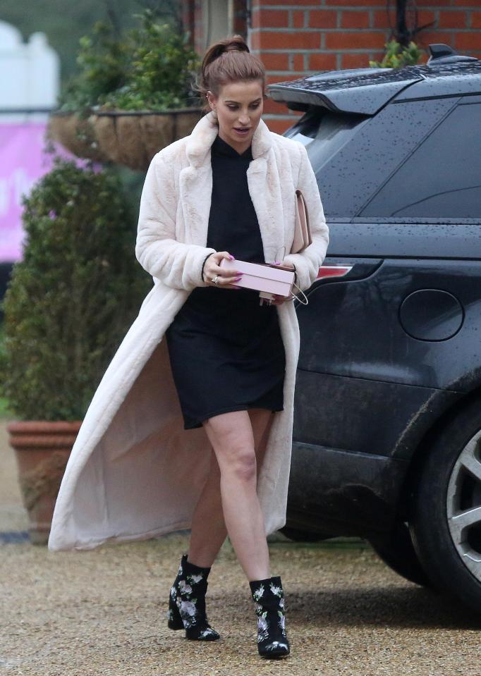 Presenter Ferne McCann was among high profile guests