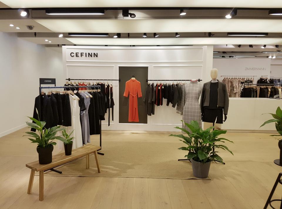Cefinn in Selfridges